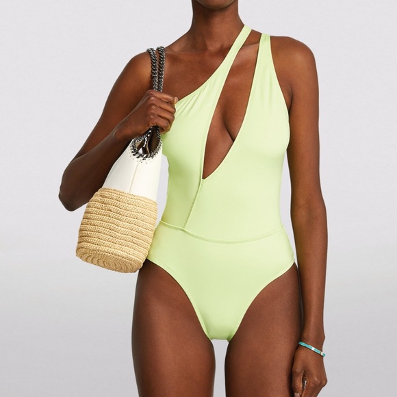 NWT solid and striped the issi cutout bathingsuit - Picture 2 of 10